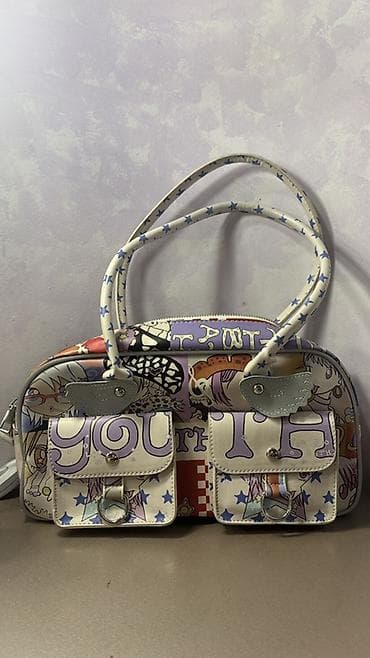 кийиз чехол: Продаю сумку-тоут с принтами Формат: средний тоут/боулер с двумя — 3
