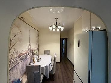 квартира каракол: 3 комнаты, 75 м², 106 серия, 3 этаж, Дизайнерский ремонт — 9