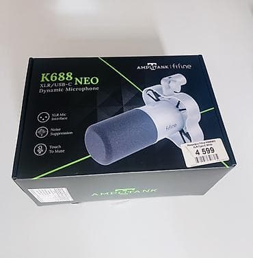 Микрофондор: Микрофон Fifine K688 NEO — динамический Основные особенности: - Два — 3