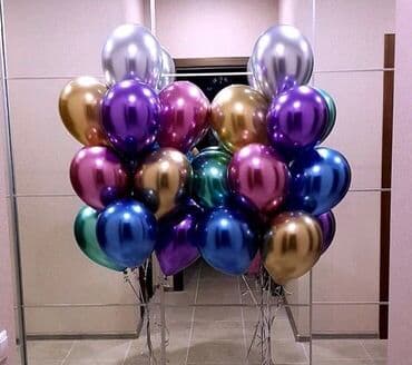 из серебра: Наборы воздушных шаров для оформления праздников. Цены от 100сом и — 2