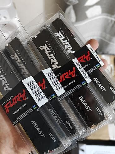 компьютер набор: Оперативная память (RAM) для ПК, Новый, Kingston Fury, 32 ГБ, DDR4, 3600 МГц — 1