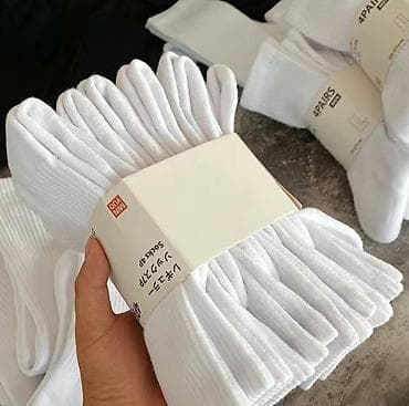 Сулуулук жана ден соолук: Оригинальные белые носки. Прочный и качественный материал хб — 3