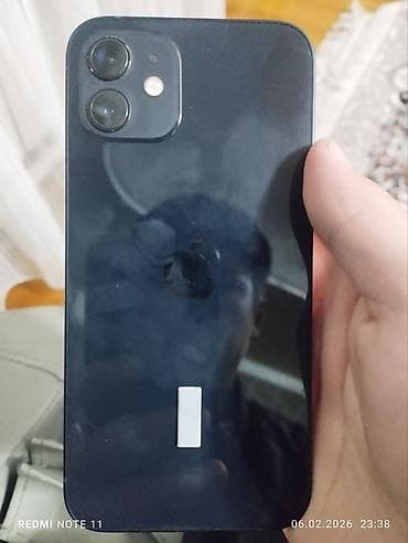 iphone 10r: IPhone 12, Б/у, 256 ГБ, Черный, Чехол, Кабель, 73 % — 1