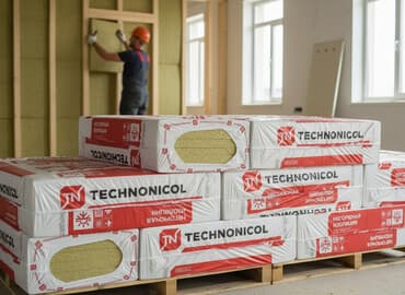 Упаковки теплоизоляции Технониколь. Предназначены для утепления