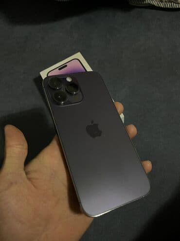 Ламинат: IPhone 14 Pro Max, 256 ГБ, Deep Purple, Чехол, Коробка, 86 % — 1