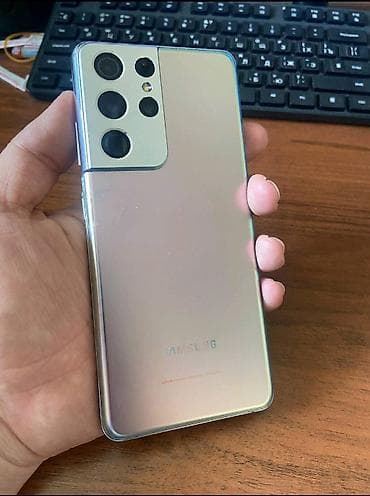 tab s7 plus: Samsung Galaxy S21 Ultra, Б/у, 256 ГБ, цвет - Серебристый, 1 SIM — 1