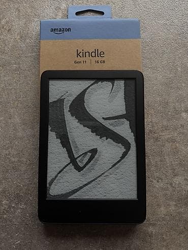 Велосипеддер: Электрондук китеп, Amazon, 6" - 7", түсү - Кара — 1