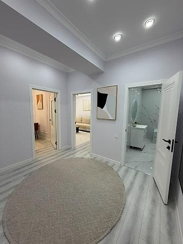 osh flat: 1 комната, 53 м², Асанбай мкр Элитка, 7 этаж, Евроремонт — 4