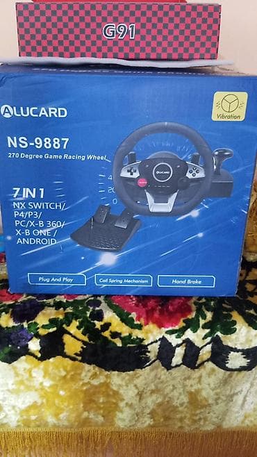 приставка вай фай: Игровой руль ALUCARD NS-9887 (270°) - 7 в 1: совместим с Nintendo — 1