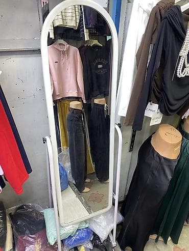 Текстиль: Напольное зеркало на подставке - Высокое зеркало в полный рост с — 1