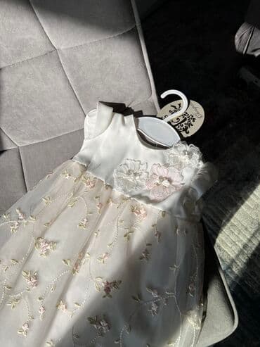 платье дордой: Детское платье, цвет - Белый, Новый — 8