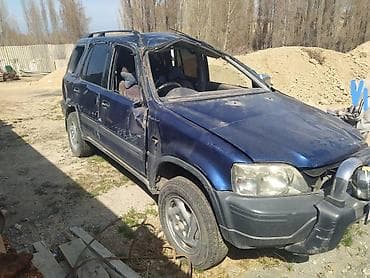 бампер mark 2: Honda CR‑V I поколения (правый руль), синий цвет, кузов SUV 5‑дверный — 2