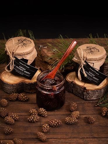 Таёжная натуральная продукция ручного приготовления. Ассортимент: -