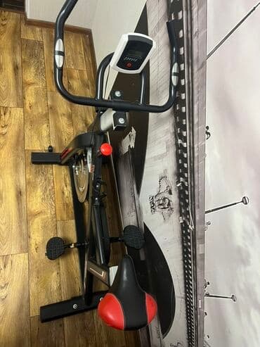 домашний турник брусья цена: Кара -Балта Велотренажер Speed с черной рамой и красными акцентами — 2