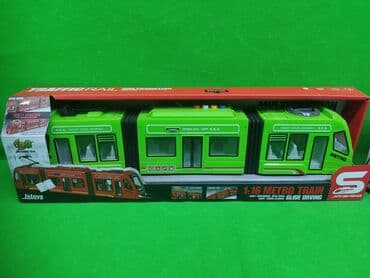 конструкторы вертолет: Игрушечный трамвай/метро 1:16 с функциями - Мультифункциональная — 2