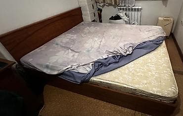 sofa bed: ПРОДАЕТСЯ! БОЛЬШАЯ КРОВАТЬ Б/У в очень хорошем хорошем состоянии — 2