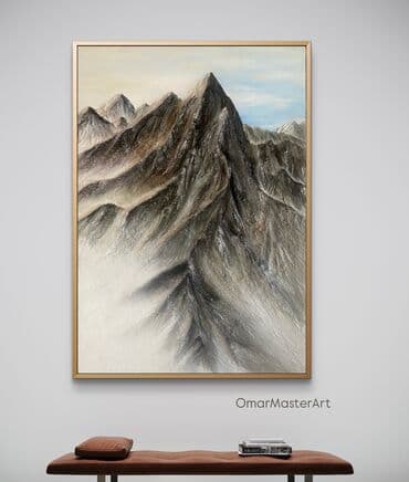 картины по номерам: Картина «Горный хребет» - Художник Автор: OmarMasterArt - Жанр — 4