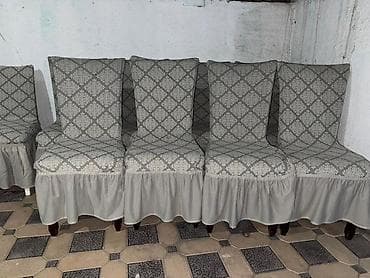 chair table: Стол и стул для зала, Б/у, Самовывоз, цвет - Коричневый — 5