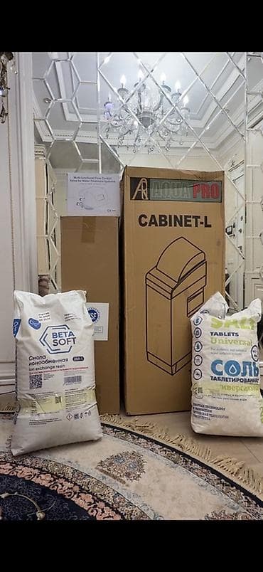 продам соль: Комплект для умягчения и подготовки воды AquaPro Cabinet‑L Состав — 2