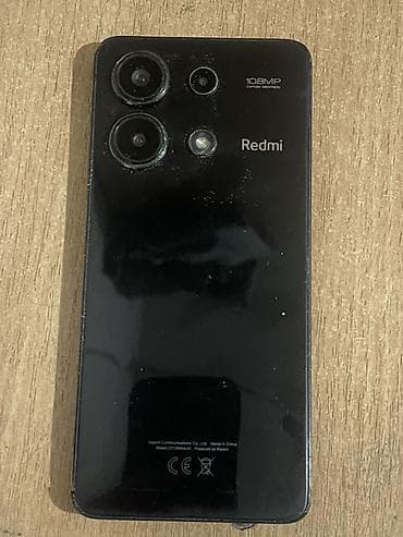 Redmi, Redmi Note 13, Б/у, 256 ГБ, цвет - Черный, 2 SIM