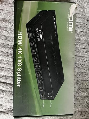 HDMI сплиттер 1x8 (8 портов), UHD 4Kx2K 3D рабочий, блок питания в