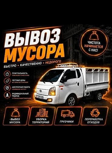 ips 24: Заказать Хендай портер, Вывоз бытового мусора, C грузчиком — 1