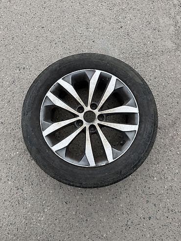 7 5j: Колеса в сборе 225 / 55 / R 17, Всесезонная, Б/у, 1 шт, Легковые, Литые, отверстий - 5 — 1