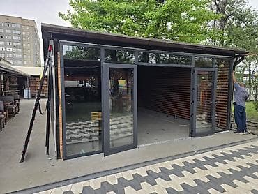 horeca: Модульный павильон/киоск с панорамным остеклением - Габариты — 1