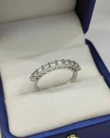 свадебное платья для беременных: Кольцо, Проба 925, Женские, Циркон, Новый — 2