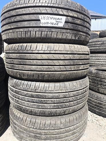 good year: Шины 215 / 55 / R 17, Лето, Б/у, Легковые, GoodYear — 1