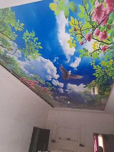 Курулуш жана оңдоо кызматтары: Керме шыптар Жылтырак, Жылтырабаган, 3D потолоктор Акысыз ченөө, Кепилдиги, Монтаждоо — 5