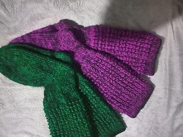 одежда дордой: Вязаные теплые носки ручной работы - Модель: классические толстые — 1