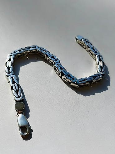 Жеке буюмдар: Серебряный браслет "Арабский Бисмарк" 20 грамм Ручная работа — 9