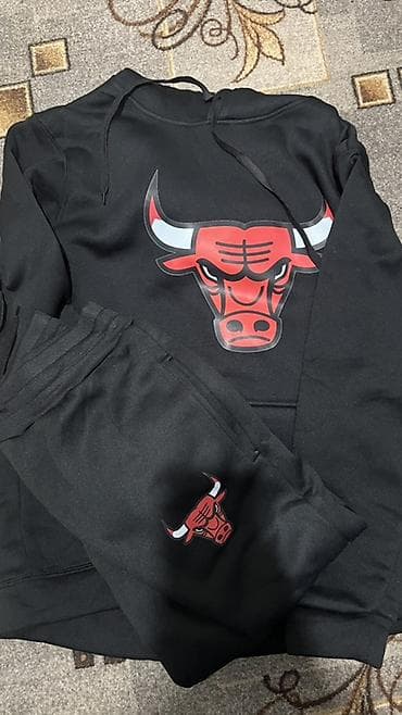 Спортивный костюм с логотипом Chicago Bulls - Комплект: худи с — 1