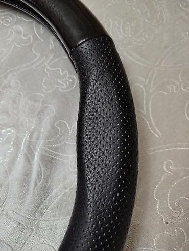 бмв рул: Экокожа Чехол на руль, цвет - Черный — 2