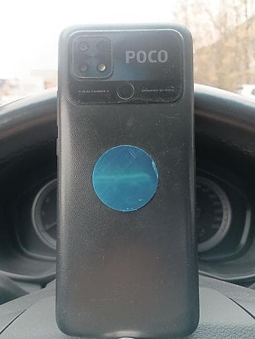 iphone 5с: Poco C40, Б/у, 64 ГБ, цвет - Черный, 2 SIM — 2