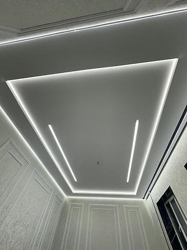 спринтер линия: Натяжной потолок Матовое Монтаж — 4