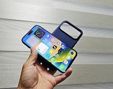 13 про мини: IPhone 17 Pro Max, Б/у, 1 ТБ, Синий, Чехол, 100 % — 1