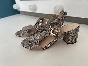 Босоножки, сандалии, шлепанцы: Шикарные американские босоножки. Натуральная кожа. Состояние 1 раз — 3