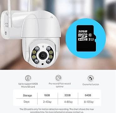 web camera: Камера с ночным видением беспроводная P20 - Уличная/домашняя — 4