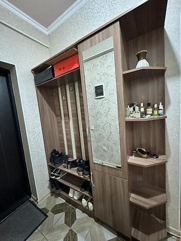 икеа икея ikea: Прихожая модульная, цвет — тёплый орех/дуб. Габариты на фото: высота — 2