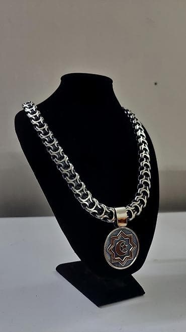 Жеке буюмдар: Серебряная цепь Арабский Бисмарк Вес 103 грамм длина 59 см Ручная — 10