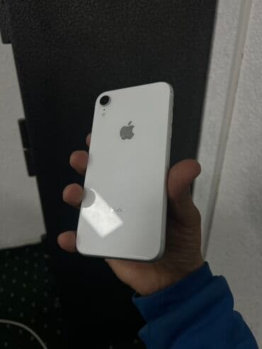 задняя крышка iphone: IPhone Xr, Б/у, 64 ГБ, Белый, 78 % — 1