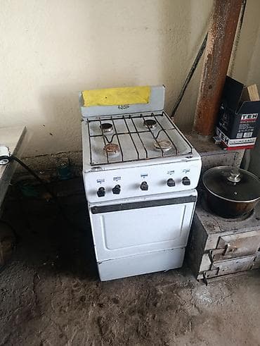 fre fire: Газовая плита с духовкой, напольная - 4 газовые конфорки под решёткой — 1