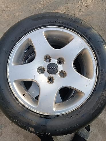 диски 15 ауди: Колеса в сборе 225 / 60 / R 16, Всесезонная, Комплект, Легковые, Литые, отверстий - 5 — 1