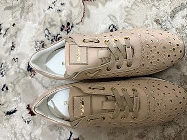 женские бирюзовые кроссовки: Кроссовки, 39, BALDININI, Б/у, цвет - Бежевый — 3