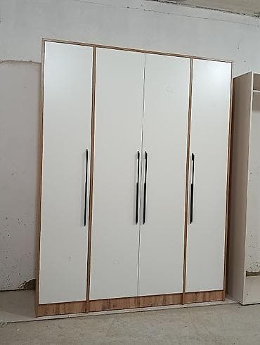 Шкафы: Четырёхдверный распашной шкаф для одежды новый шкаф цена разные — 1