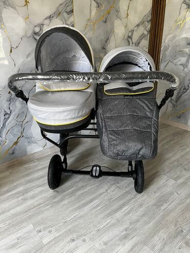 купить прогулочную коляску недорого: Коляска, цвет - Серебристый, Новый — 6