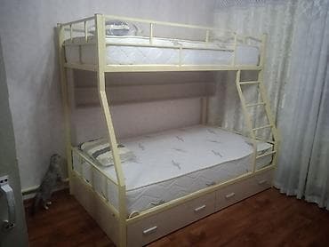 inversion stol: Стил Лофт. Мебел на заказ. Двухъярусная кровать. Размер внизу:Ширина — 2