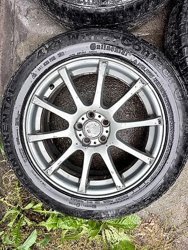 Дөңгөлөктөр монтажда 215 / 60 / R 17, Кыш, Колдонулган, Жеңил унаалар, Куйма, тешиктери - 5 — 2